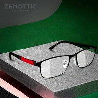 zenottic alloy square optical glasses frame men myopia hyperopia clear eye glasses transparent prescription eyeglasses frame new