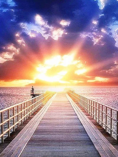 Полный бурения пейзаж алмазной живописью мост DIY Алмазная Вышивка крестом