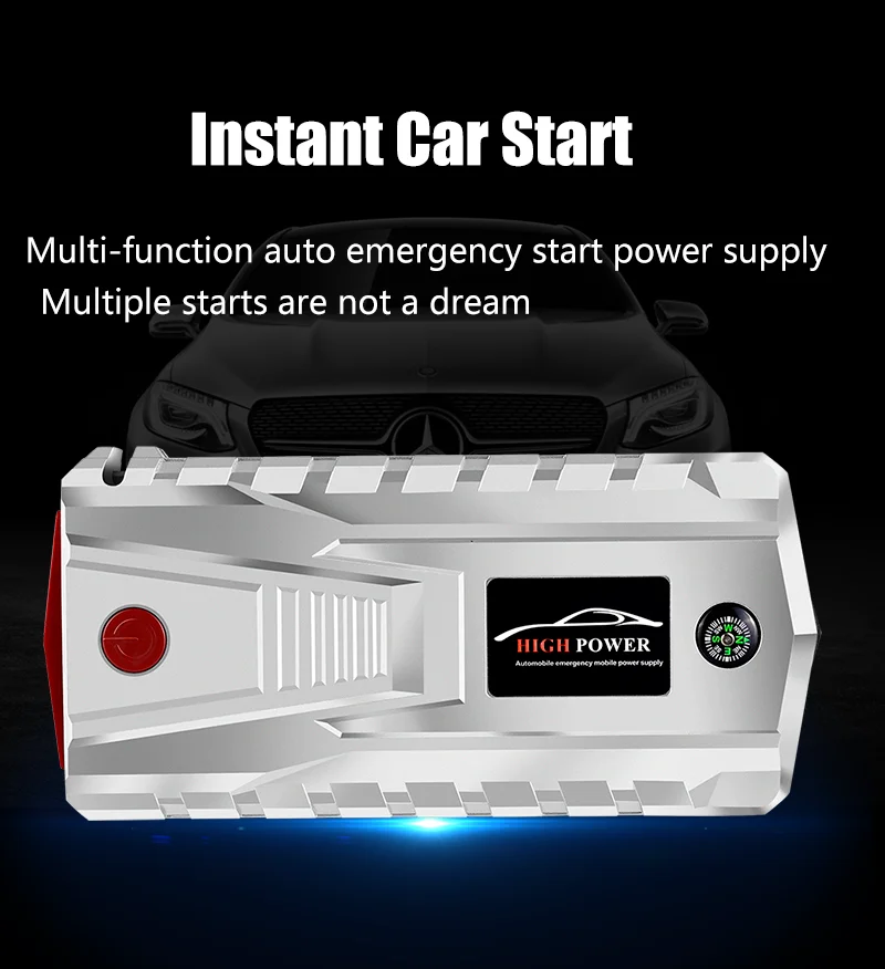 21000mAh автомобильный стартер 800A 12V наружный автомобильный аккумулятор Muiti-функция автомобиля Аварийный усилитель аккумулятора автомобильный стартер банк питания