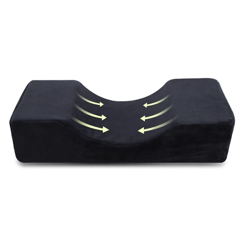 

Y1UF Eyelash Extension Pillow Memory Foam U-shape Professional Beauty Salon Pillow Neck Support for Eyelash Extension
