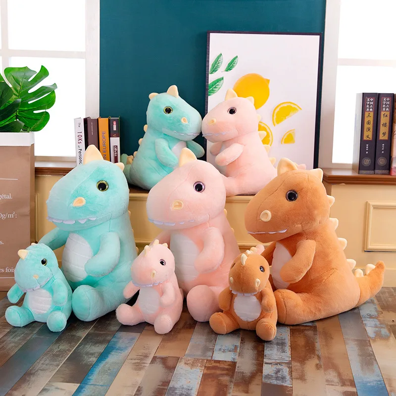 

New Cute Cartoon Dinosaur Baby Plush Toy Stuffed Animal Dinosaur Toy Plush Doll Pillow Children Toys Girls Gift