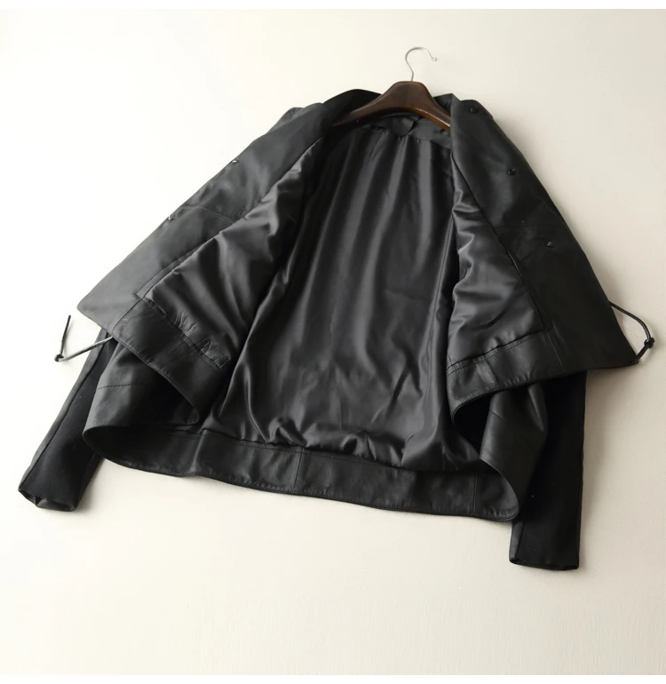 Женская куртка из натуральной кожи зимняя овечьей Повседневная Свободная 1766 PY25 |