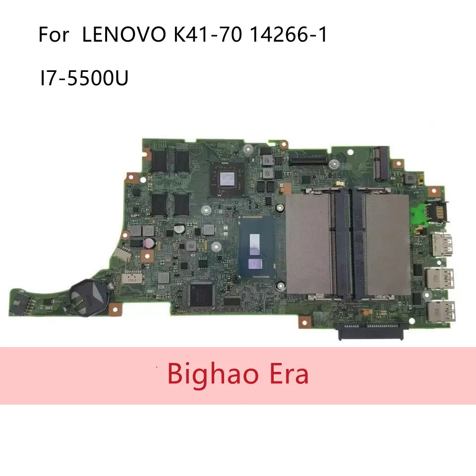 

For Lenovo K41-70 Laptop motherboard 14266-1 mainboard I7-5500U 216-0864018 DDR3 fully tested