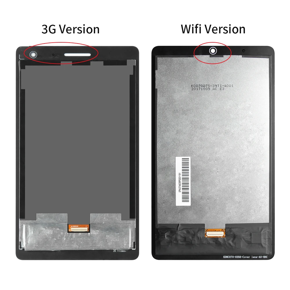 ЖК дисплей с дигитайзером сенсорного экрана для Huawei MediaPad T3 7 BG2 W09 U01 U03 3G Wi