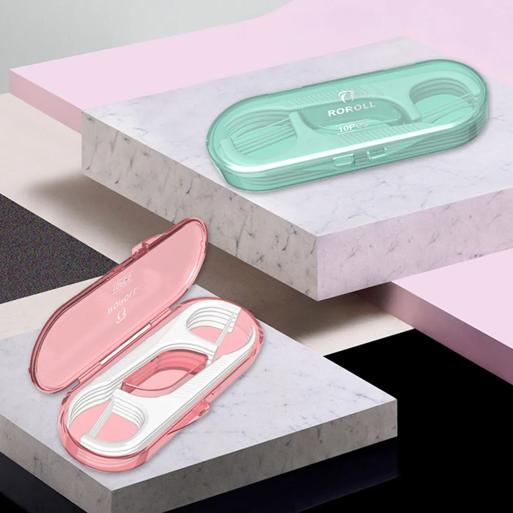 

60Pcs Practical Floss Picks Teeth Cleaning Tools Portable Floss Picks