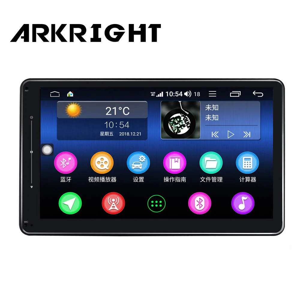 ARKRIGHT 1280*720 10 1 'ƈ Din Android автомобильное радио Wifi GPS Автомобильный мультимедийный