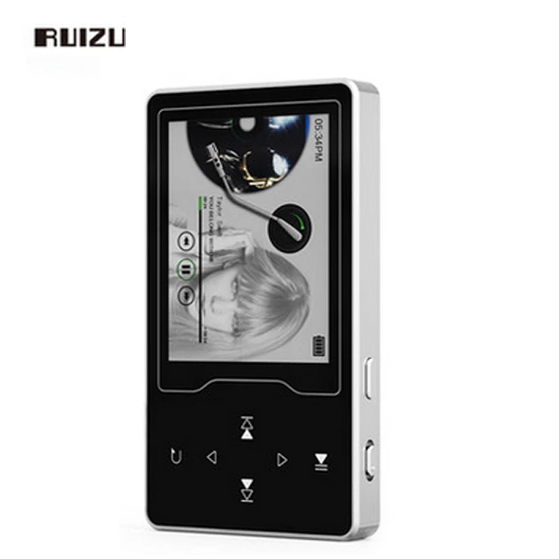 2,4 дюймов HD экран Bluetooth MP3-плеер встроенный динамик 16 Гб без потерь Звук Музыкальный плеер fm-радио, поддержка sd-карты до 128 ГБ