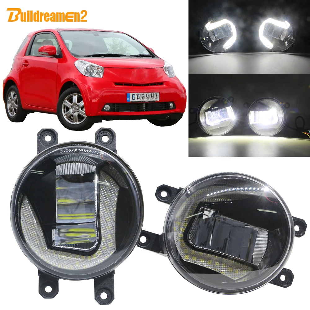 Buildreamen2 для Toyota IQ 2009 2010 2011 2012 2013 стайлинга автомобилей светодиодный лампы передние