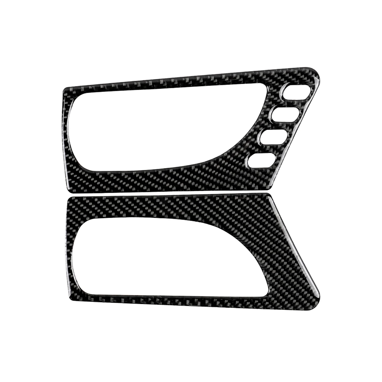 

Наклейки из углеродного волокна 2 шт., украшение салона автомобиля, крышка дверной ручки, отделка, наклейки для Lexus IS250, модифицированные аксе...