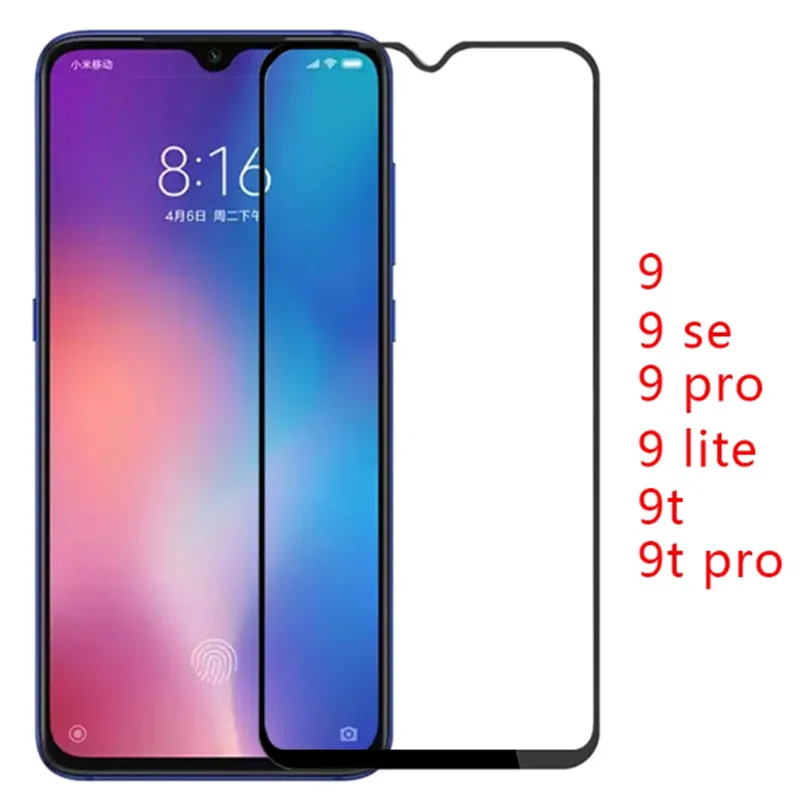 

Full Cover Glass For xiaomi 9 se Mi 9 lite mi9t Mi 9 t pro Safety Tempered Glass on xiomi Mi 9t Mi9 light Mi 9se Smartphone Film