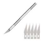 Металлический нож для скальпеля Лезвия #11 Non-slip резак гравировальные ремесленные ножи лезвия для Мобильный телефон ноутбук PCB ремонт ручные инструменты
