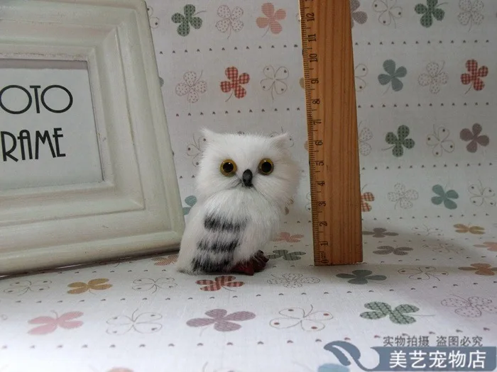 3D статическая модель сова декорация Рождественский подарок украшение