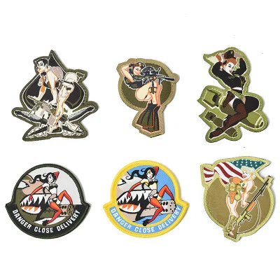 Бар-девушка бар девушка Babe патч темно-синие тюлени моряк акваланг Тактический