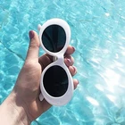 Уникальные винтажные овальные круглые солнцезащитные очки курта для женщин и мужчин, брендовые дизайнерские очки, женские солнцезащитные очки, индивидуальные очки UV400