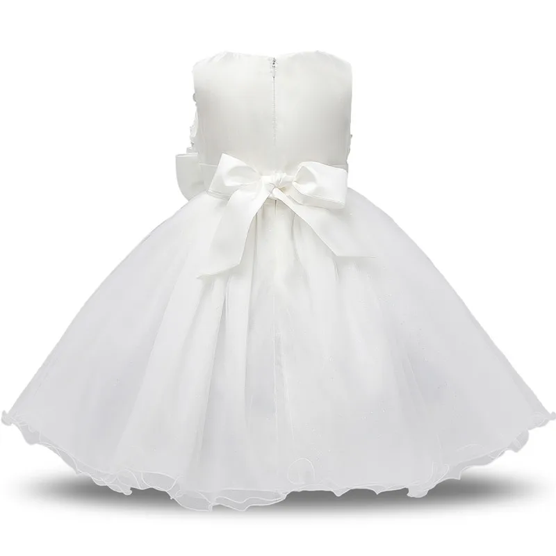 

Flower Princess Girl Dress For Wedding Sleeveless Clothes Teenager Baby Girl Casual Wear School Kid Girls Party Tutu Dress 12T