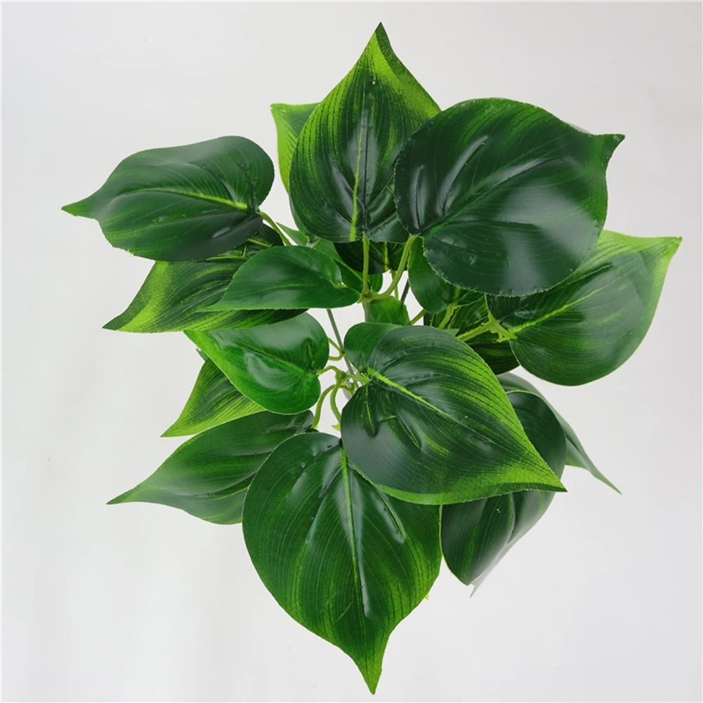 Листва растение для украшения стен искусственные с листьями пластиковые