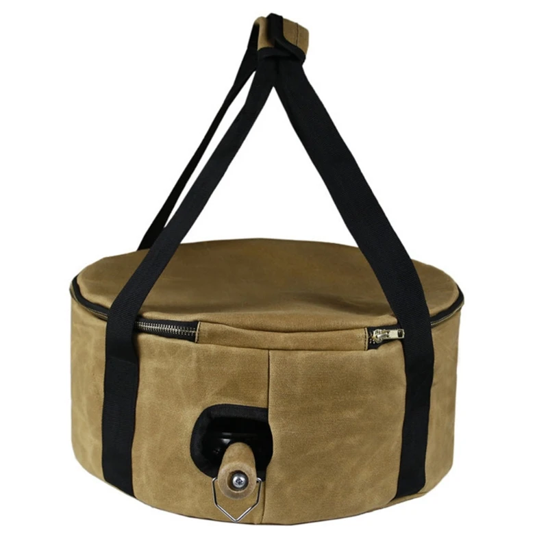 

Camping Equipment Storage Bag Picnic Basket Outdoor Gas Stove Pot Carry Bag Storage Sa-ck Picnic Bag