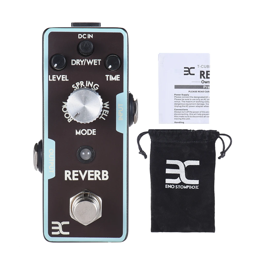ENO Reverb педаль гитарного эффекта True Bypass|Детали и аксессуары для гитар| |