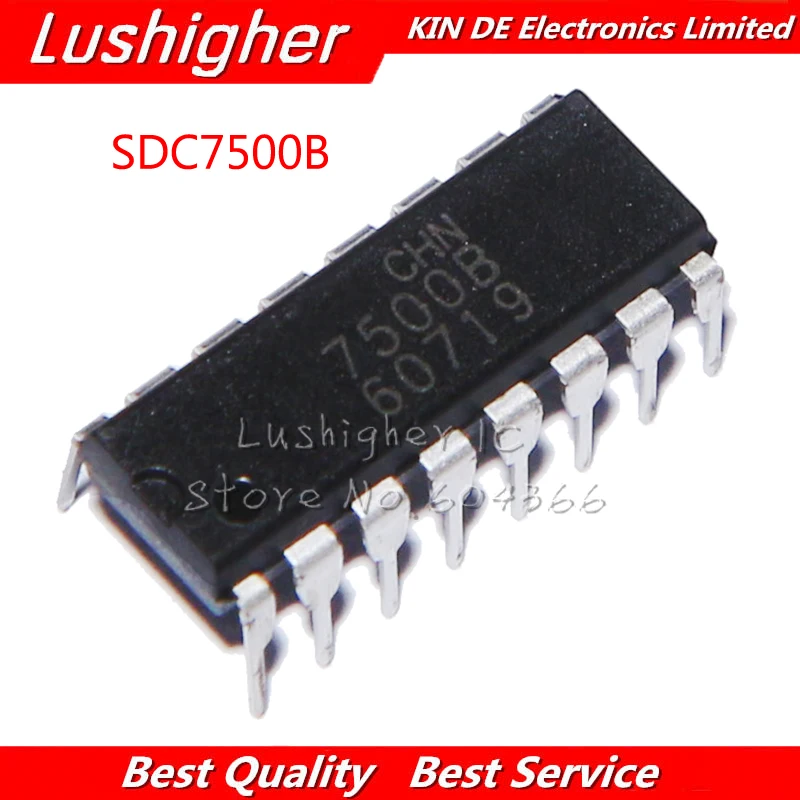 

10 шт. SDC7500 SDC7500B DIP16 SDC 7500 DIP