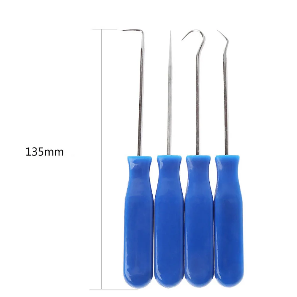 

4Pcs Auto Car Pick and Hook Set O Ring Oil Seal Gasket Puller Remover Craft Hand Tool Car Puller Remover Tool Set