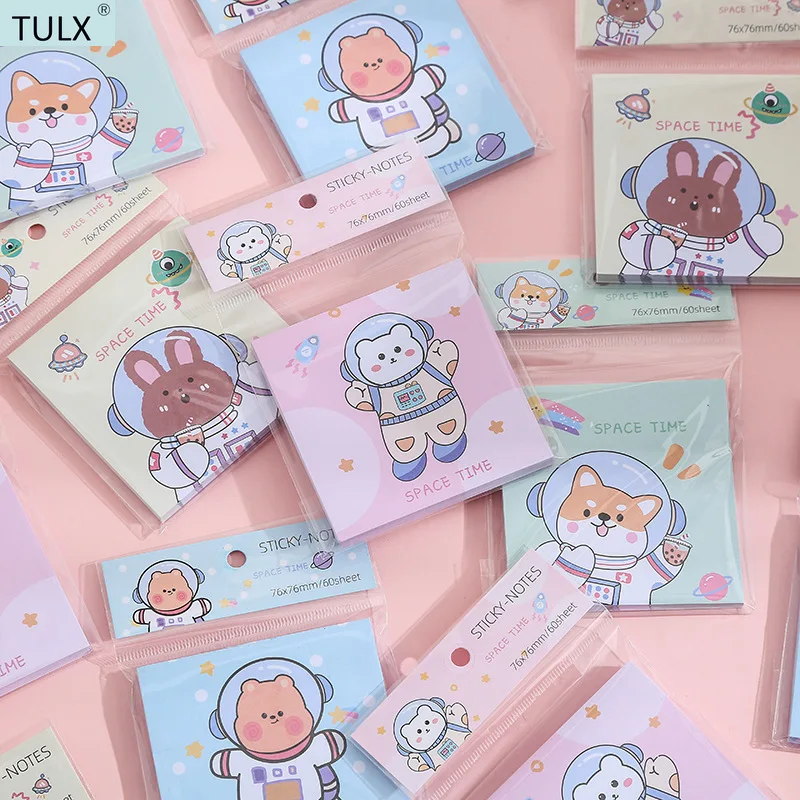 

TULX sticky tabs memo pads office decor memo memo pad kawaii stationary page flags cute school supplies back to school