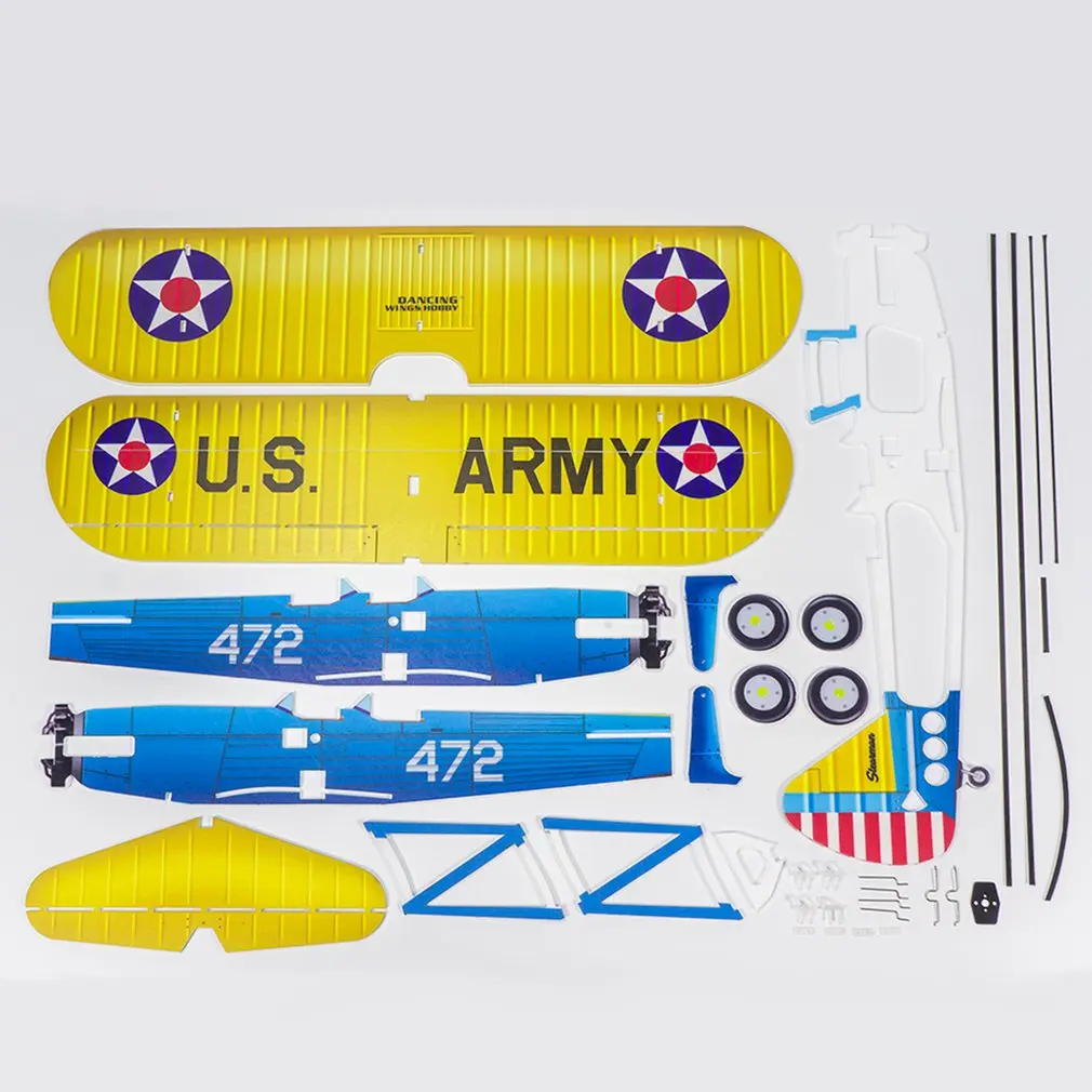 

PP Foam Board Micro Plane 450mm Stearman PT-17 Lighter Airplane KIT RC Airplane RC Model Hobby Toy Hot Selling Airplane