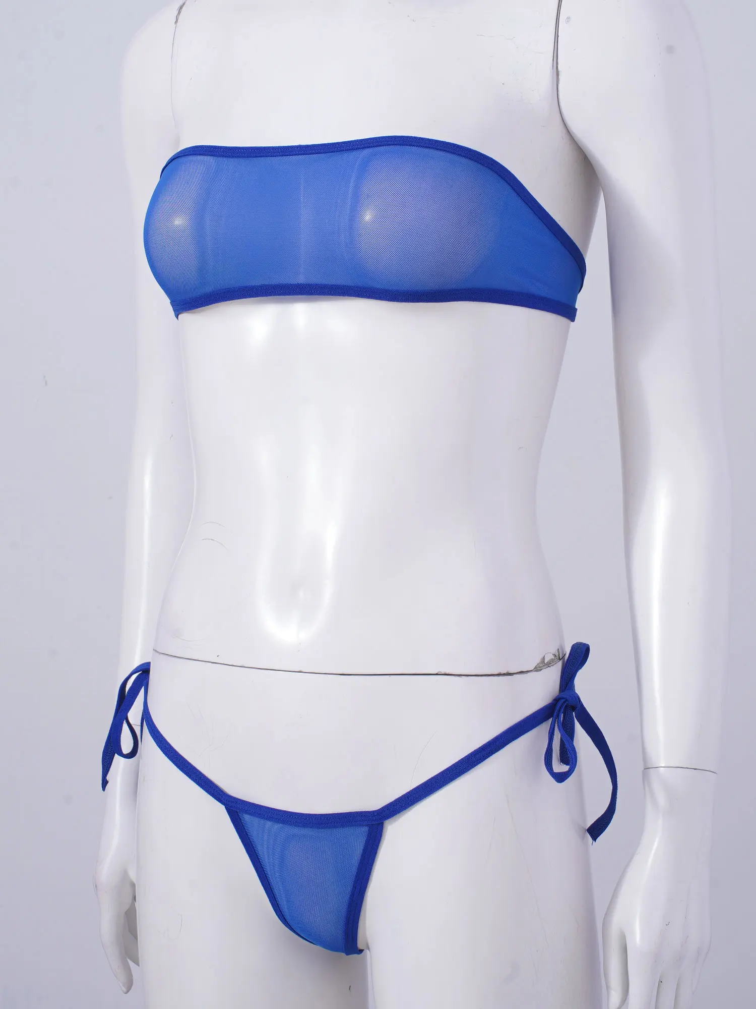 Сексуальный женский прозрачный сетчатый комплект бикини купальник пляжная