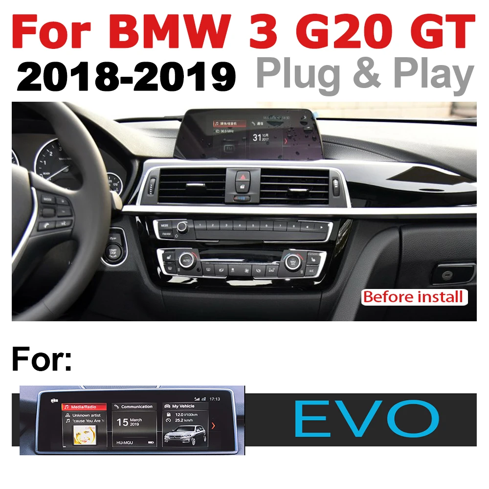 Автомобильный мультимедийный плеер Android 7 0 up для BMW 3 серии G20 / GT 2018 ~ 2019 EVO WiFi GPS