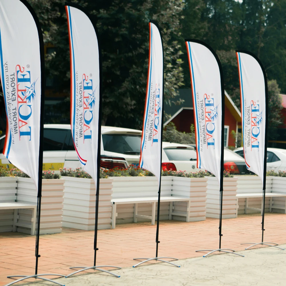 Крыло знамя флаги с лезвием знак перо пляж на улице развевающийся Продвижение