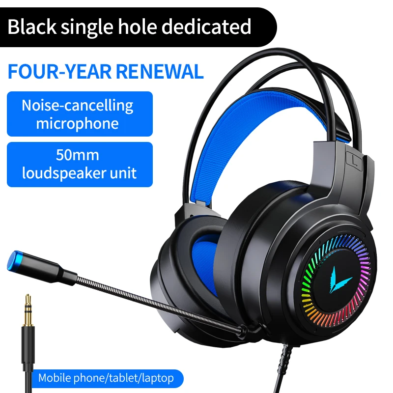Игровые наушники JIMARTI G60 игровые с объемным звуком стерео проводные USB микрофоном