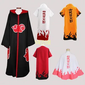 akatsuki cosplay cloak yondaime hokage namikaze minato uniform cloak kakashi teacher six yondaime costume outfit for men free global shipping