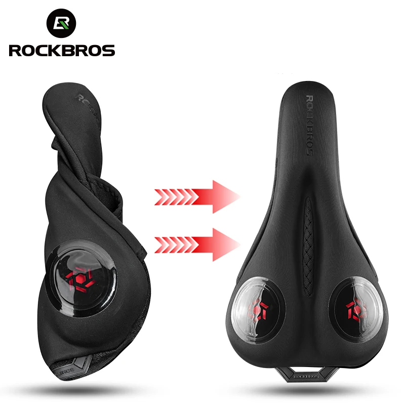 ROCKBROS MTB велосипедное седло жидкий силиконовый Гель Седло полые дышащая удобная
