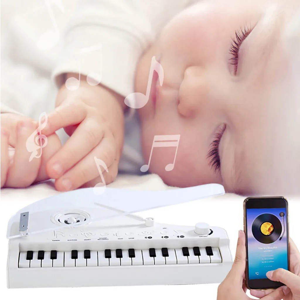 Musical Instrument Toy Mini Piano Baby Kids Bluetooth Music Toys Early Learning Intelligent Developmental Y125 | Игрушки и хобби