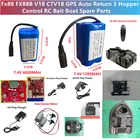 809 8009 двойной высокоскоростной мотор водонепроницаемый дизайн 20 кмч 18 мин радиоуправляемая Мотолодка 3,7 в 500 мАч аккумулятор для 809 8009 радиоуправляемых лодок аксессуары