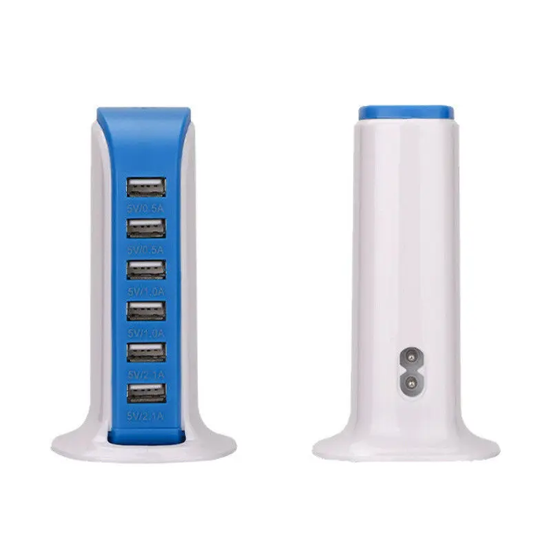 Универсальное быстрое зарядное устройство с 6 USB портами настольная док станция