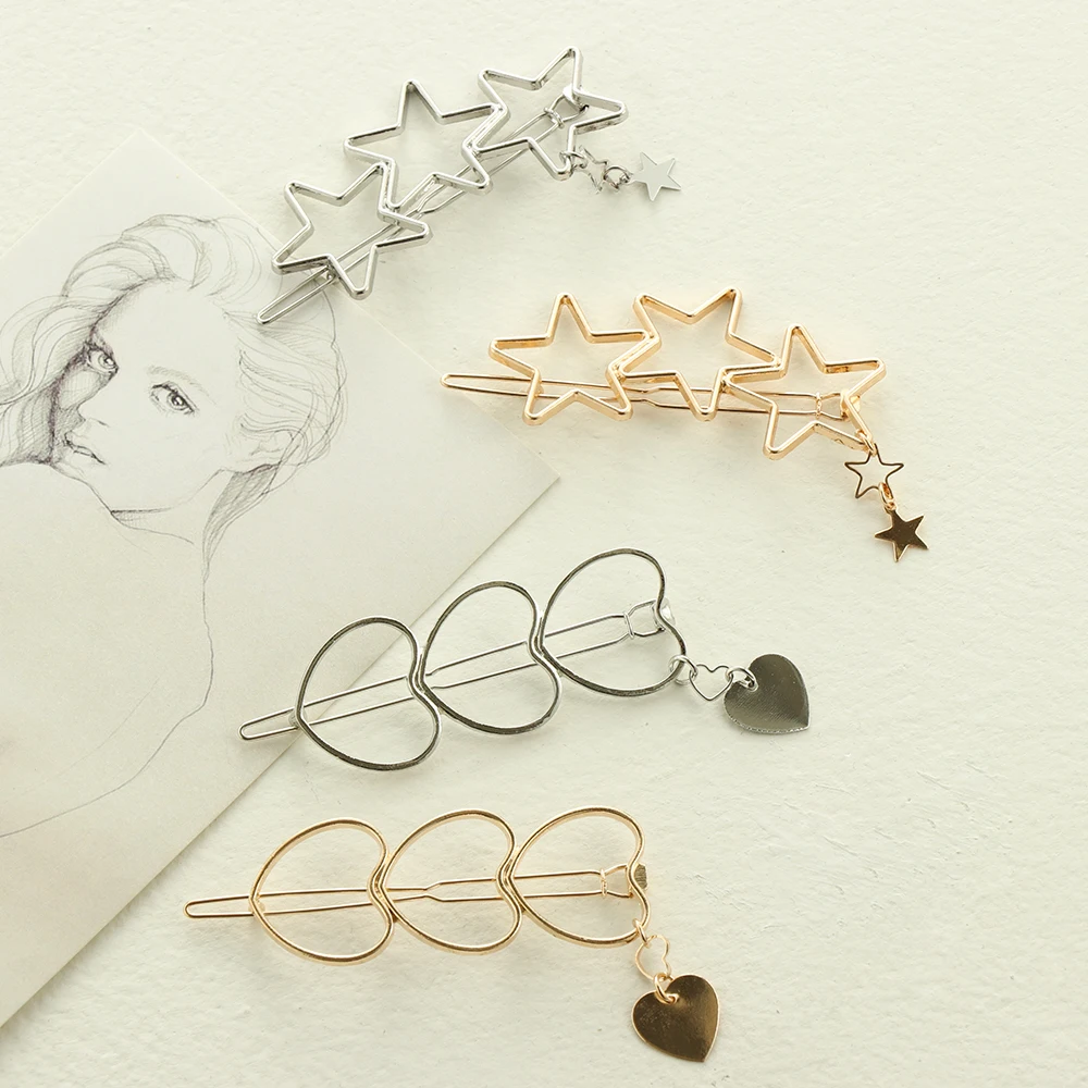 2021 модные элегантные стильные женские металлические аксессуары для волос в