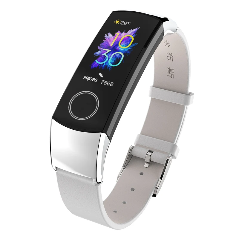 Mijobs ремешок из натуральной кожи для huawei Honor Band 4 ремешок для часов браслет для Honor Band 5 ремешок браслет умные аксессуары