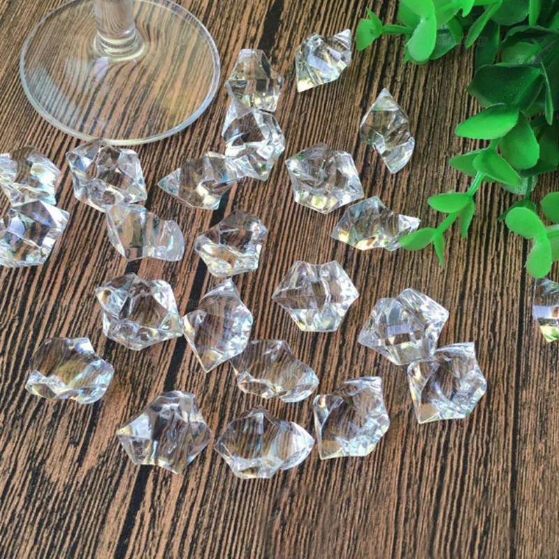 50 шт. прозрачные алмазные Драгоценности сокровищ пиратские акриловые