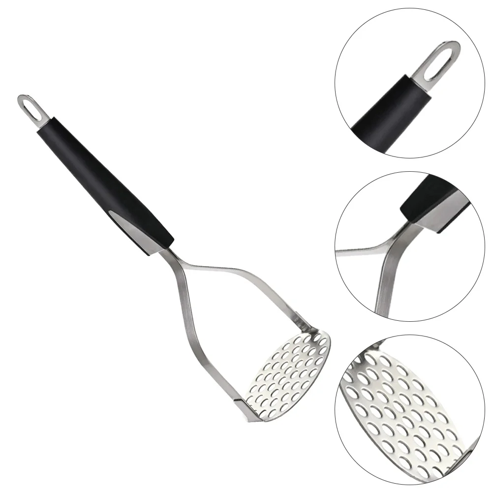 

1pc Handheld Potato Presser Potato Masher Kitchen Gadget for Home (Black)