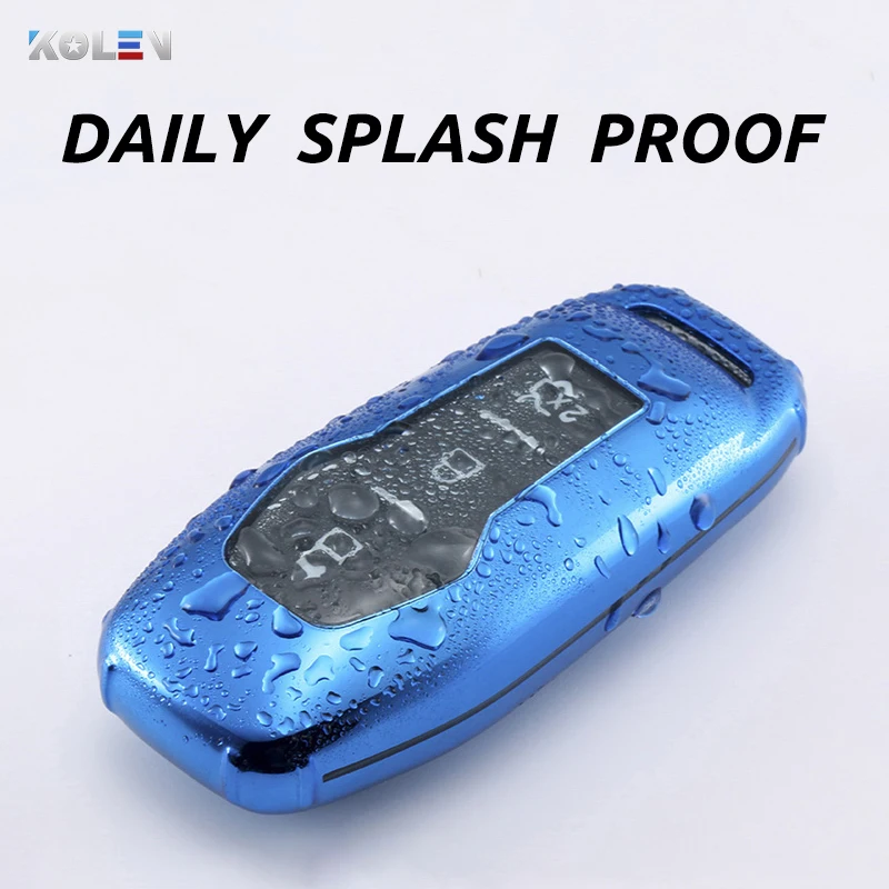 

TPU Car Remote Key Full Cover Case Keychain For Ford Focus 3 4 ST Mondeo 5 MK5 Fiesta Ecosport Kuga MK3 MK4 Key Shell Holder