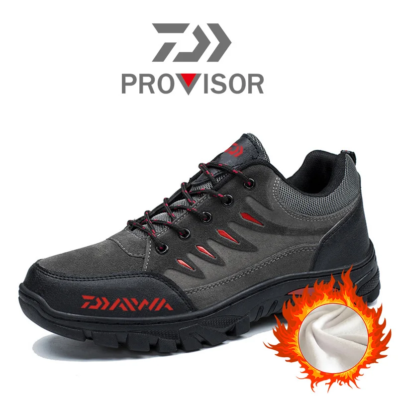 2020 Новый Daiwa Уличная обувь Для мужчин рыбалка зимняя одежда с ворсом в рыбацком