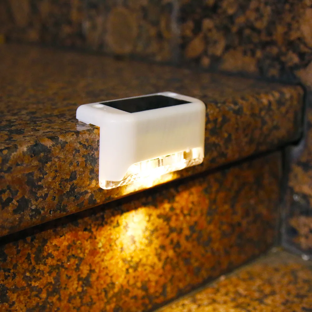 

LED Solar lamp Deck Lights IP65 Waterproof Outdoor Garden Pathway Patio Stairs Steps Fence Lamps for Step Stairs Pathway