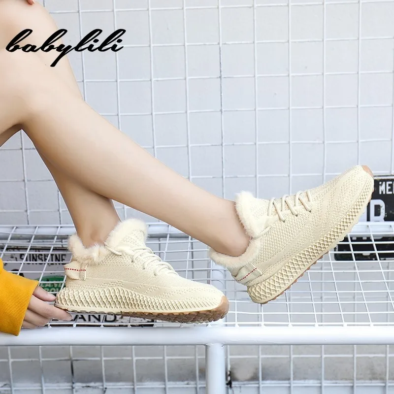 Fashion Sneakers for Women Keep Warm Platform Sneakers Women Luxury Shoes Women Designers Women's Vulcanize Shoes
