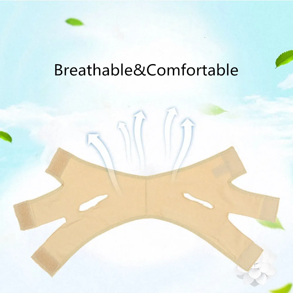 Бандаж V образный эластичный для лица и подбородка подтягивающий пояс ремешок