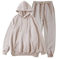 hot two pieces set hooded sweatshirt suit men woman sportswear hoodie autumn unisex hoodie pants suit