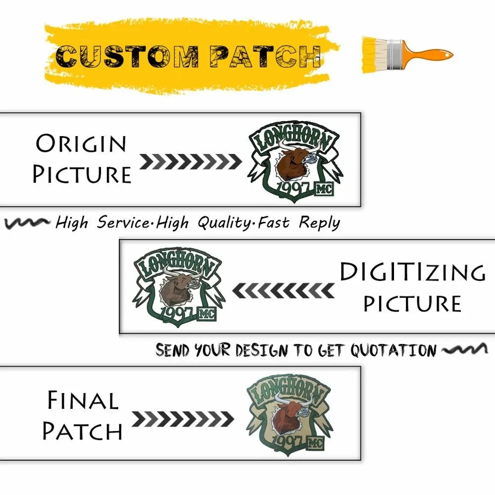 Индивидуальная фирменная вышитая нашивка с логотипом командного клуба нашивки