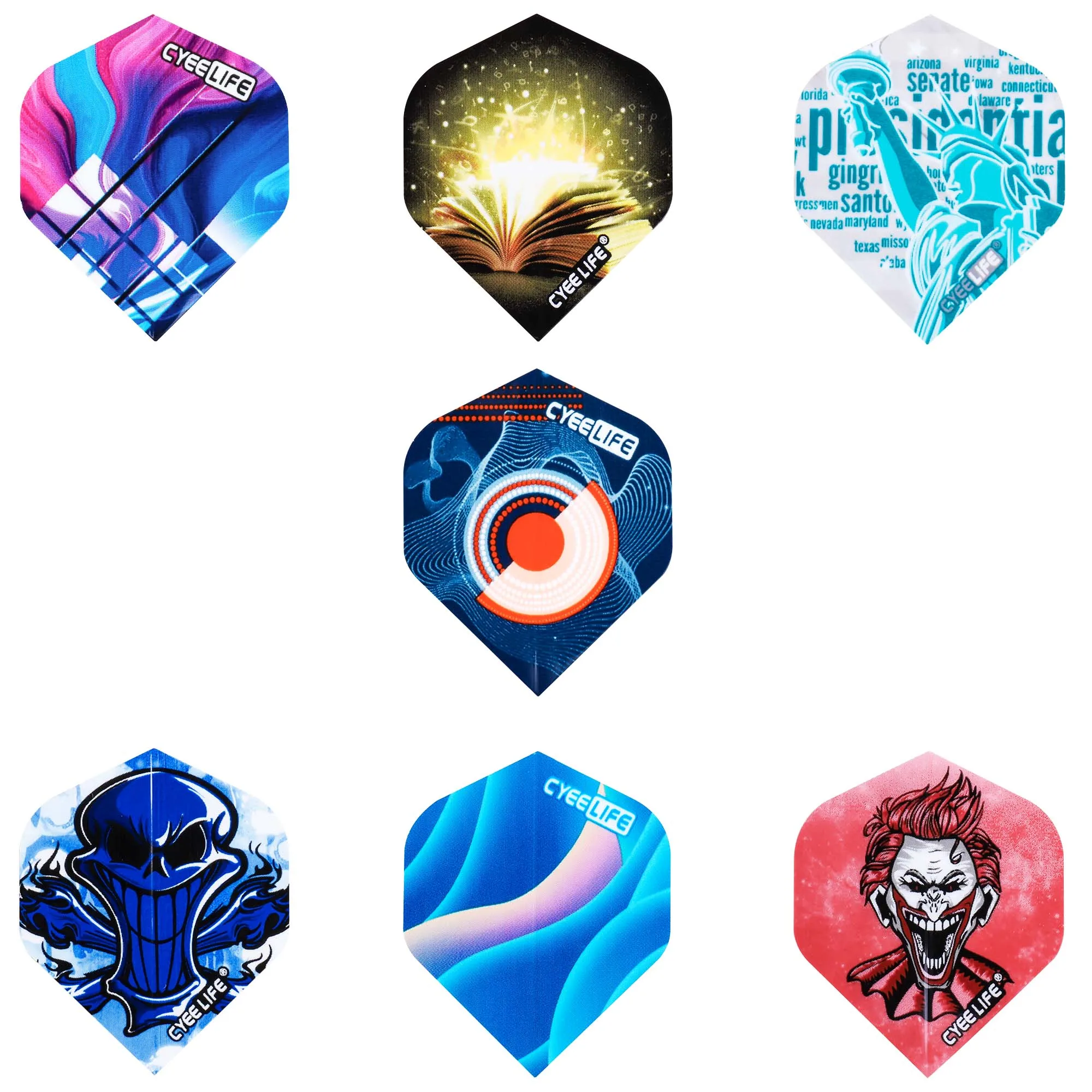 

CyeeLife PET Dart Flights 9pcs Standard Accessory