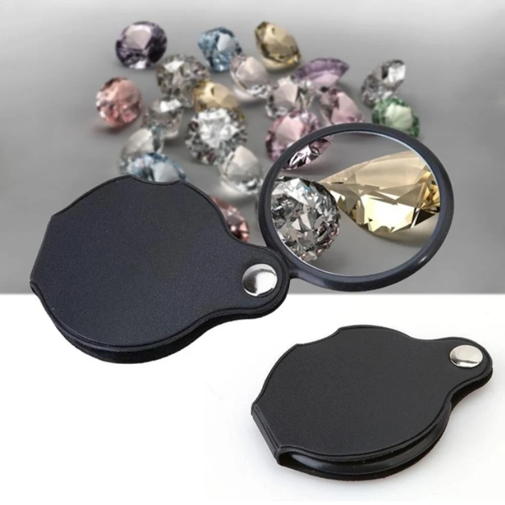 Новинка 8X Мини карманная Складная ручная лупа для чтения увеличительное стекло