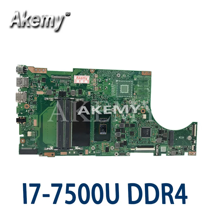 SAMXINNO для For Asus X510U X510UA X510UN X510UR X510URR X510UQ всеобщая плата материнской платы W/I7 7500U