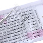 12 рядовчехол 3D  10D CD готовые русские объемные веерные ресницы из искусственной норки для наращивания ресницы ручной работы Макияж Длинные Накладные ресницы из Натурального Волоса